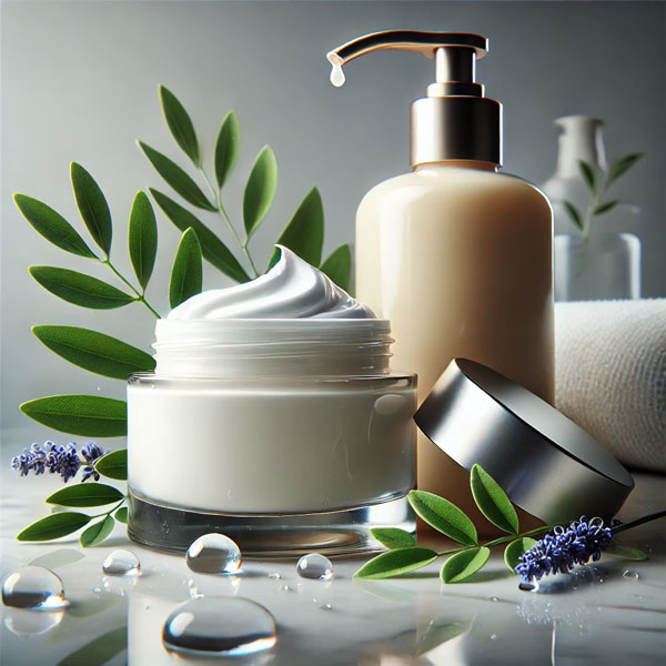 Crème hydratante et lotion pour le soin de la peau